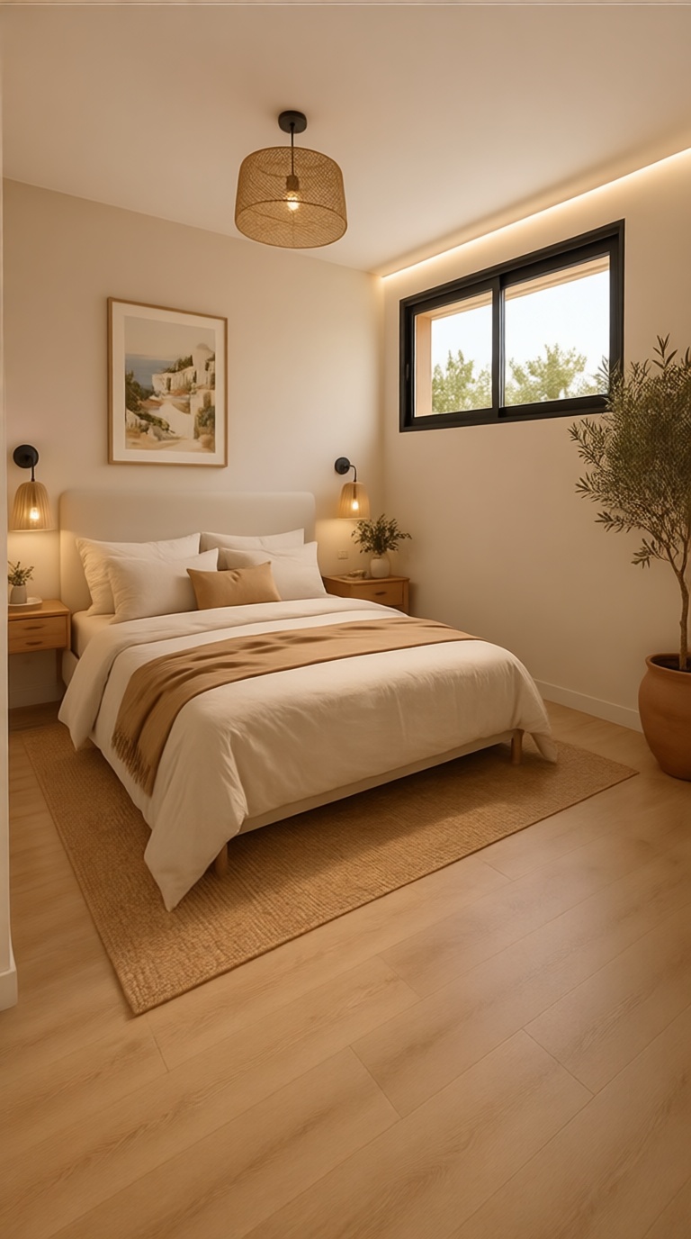 Flat for sale frontline beach in El Ejido — Bedroom