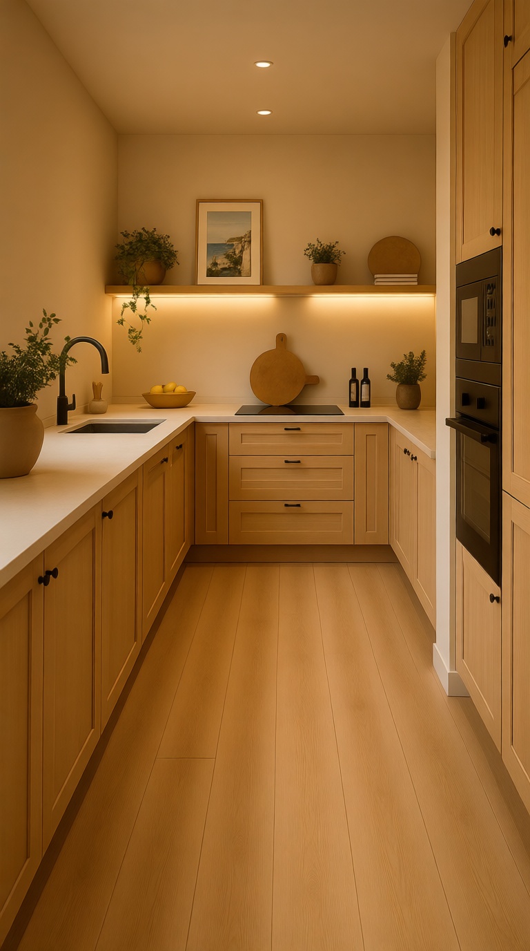 Flat for sale frontline beach in El Ejido — Kitchen