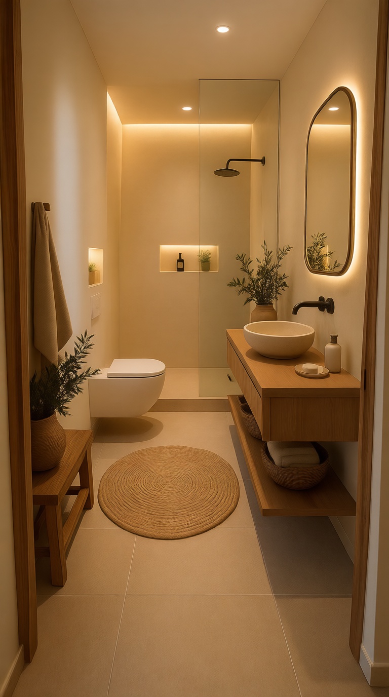 Flat for sale frontline beach in El Ejido — Bathroom
