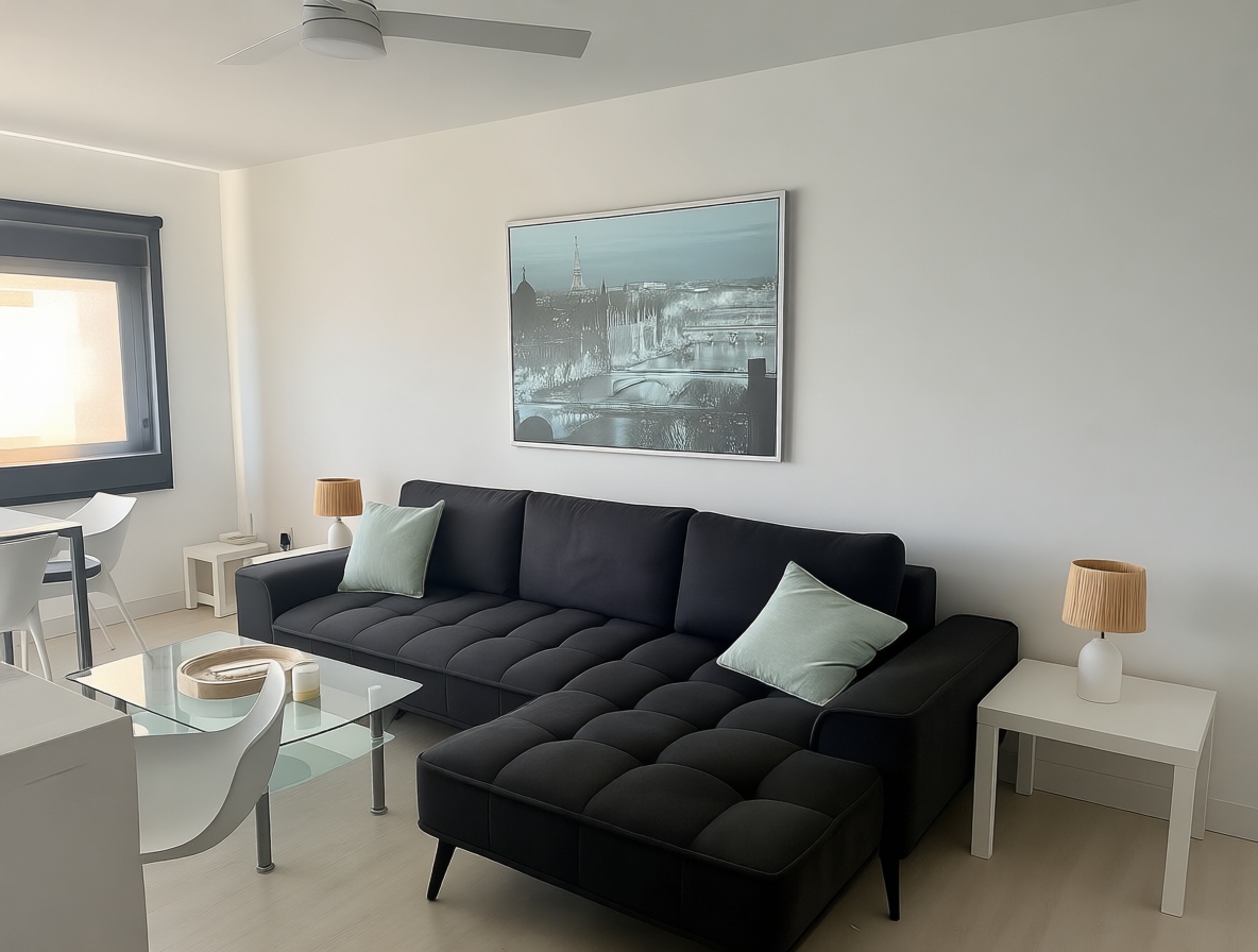 Wohnung zum Verkauf in direkter Strandlage in Altea — Wohnzimmer