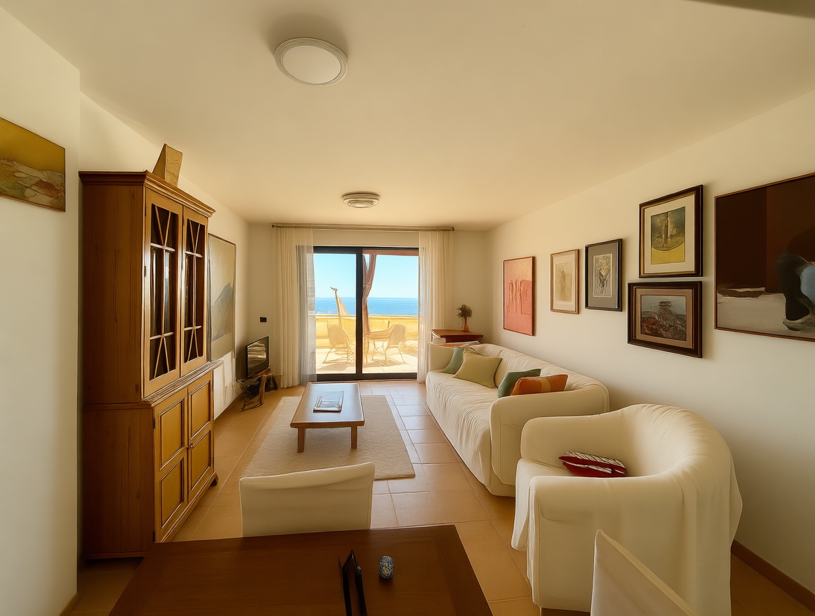Piso en venta en primera línea de playa en Altea — Salón