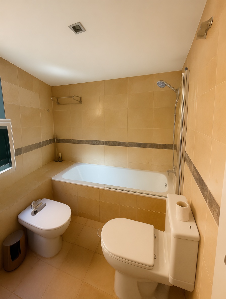 Piso en venta en primera línea de playa en Altea — Baño
