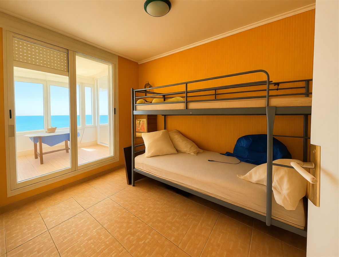 Ático en venta en primera línea de mar en Dénia — Dormitorio