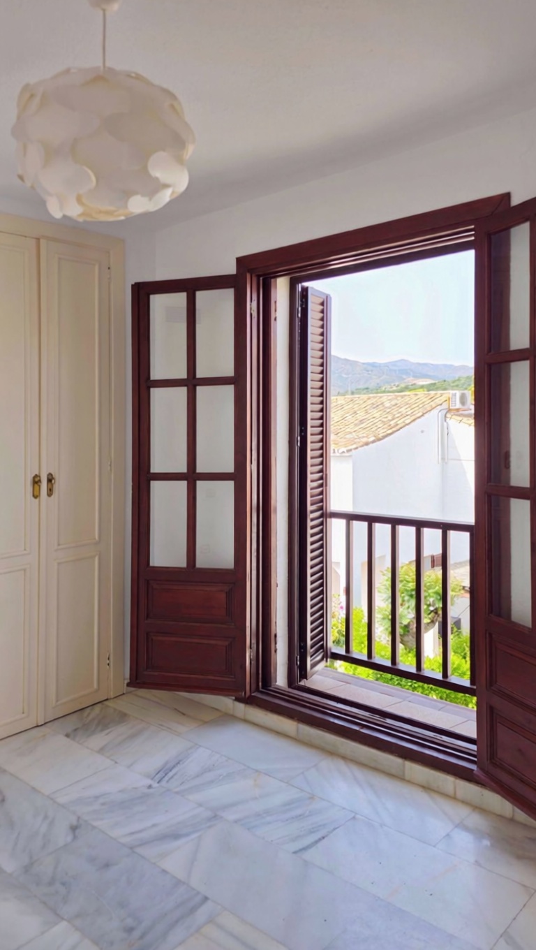 Chalet con acceso directo a playa en Estepona — Dormitorio