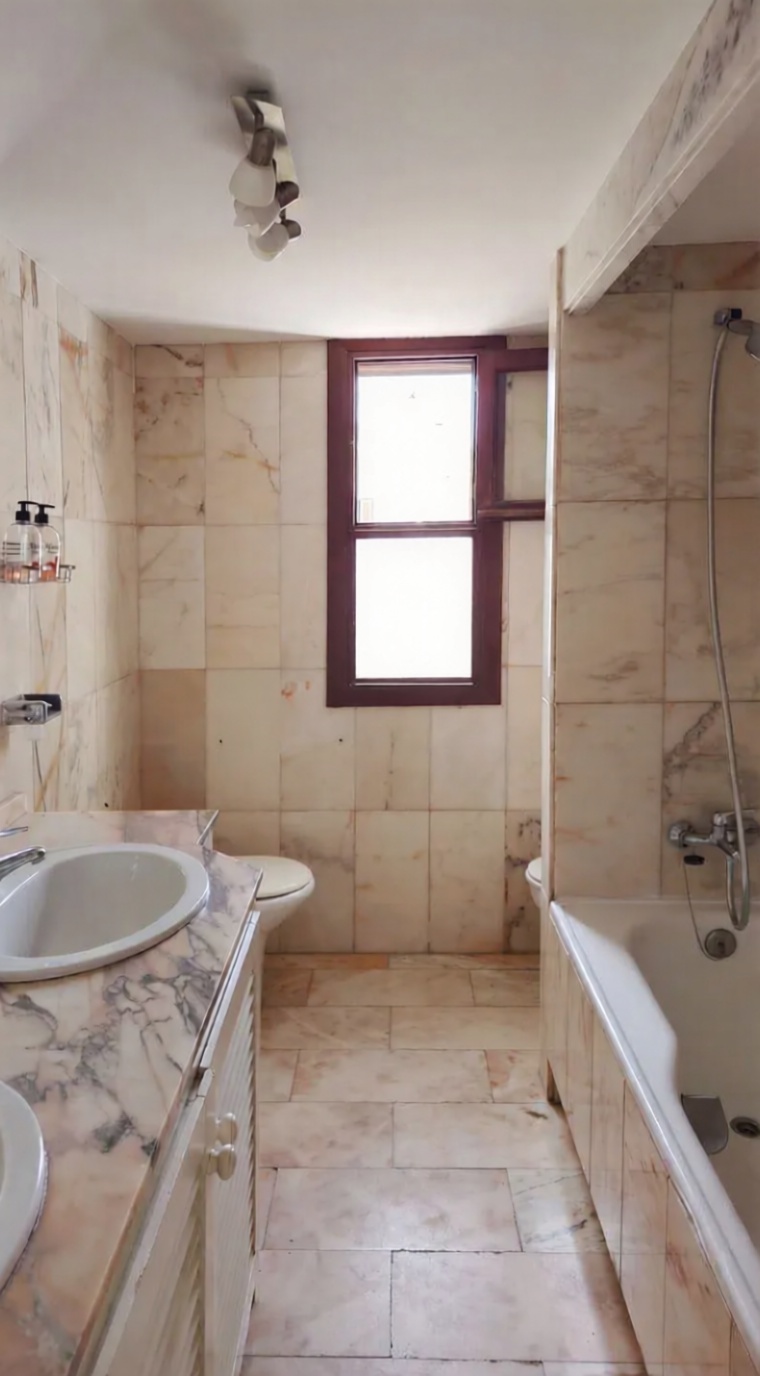 Chalet con acceso directo a playa en Estepona — Baño