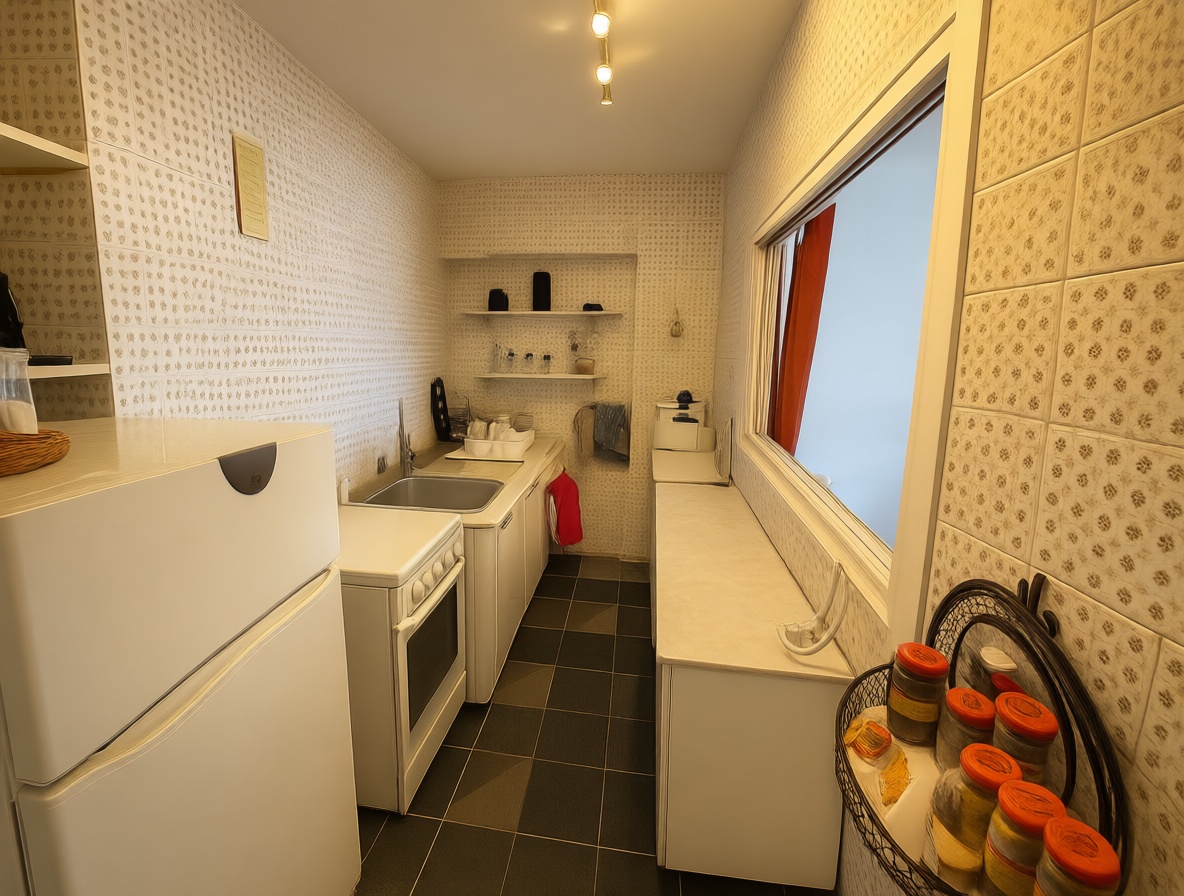 Flat for sale frontline beach in Sant Antoni de Portmany — Kitchen
