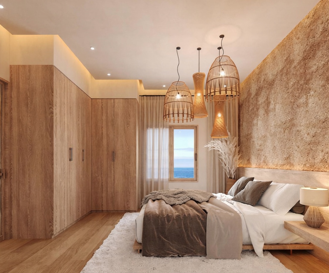 Seafront attic in Villajoyosa — Bedroom