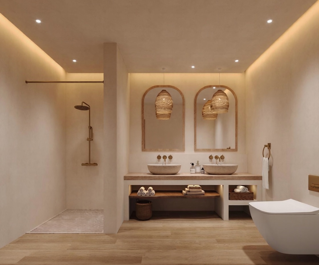 Seafront attic in Villajoyosa — Bathroom