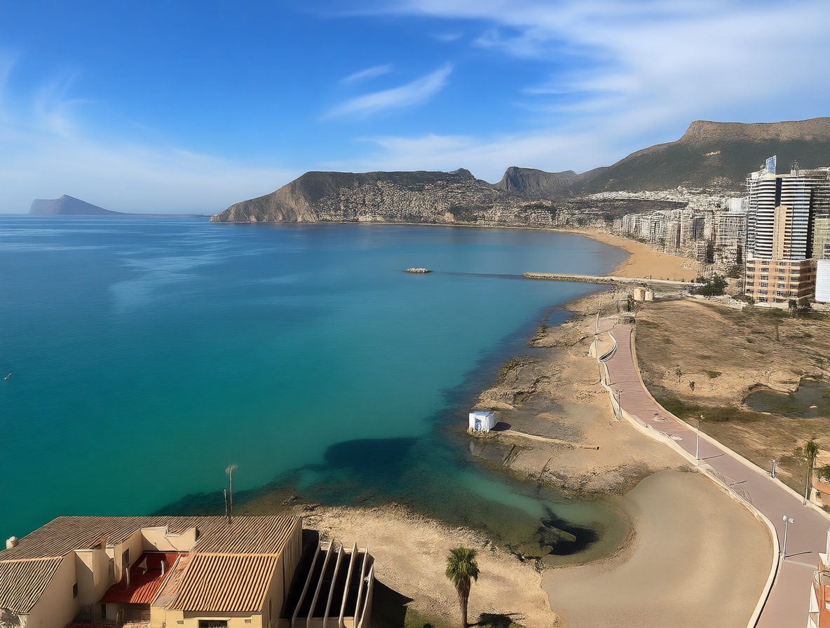 Wohnung zum Verkauf in direkter Strandlage in Calpe — Meerterrasse
