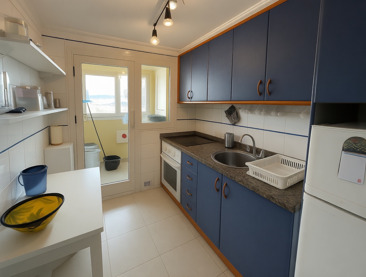 Wohnung zum Verkauf in direkter Strandlage in Calpe — Küche