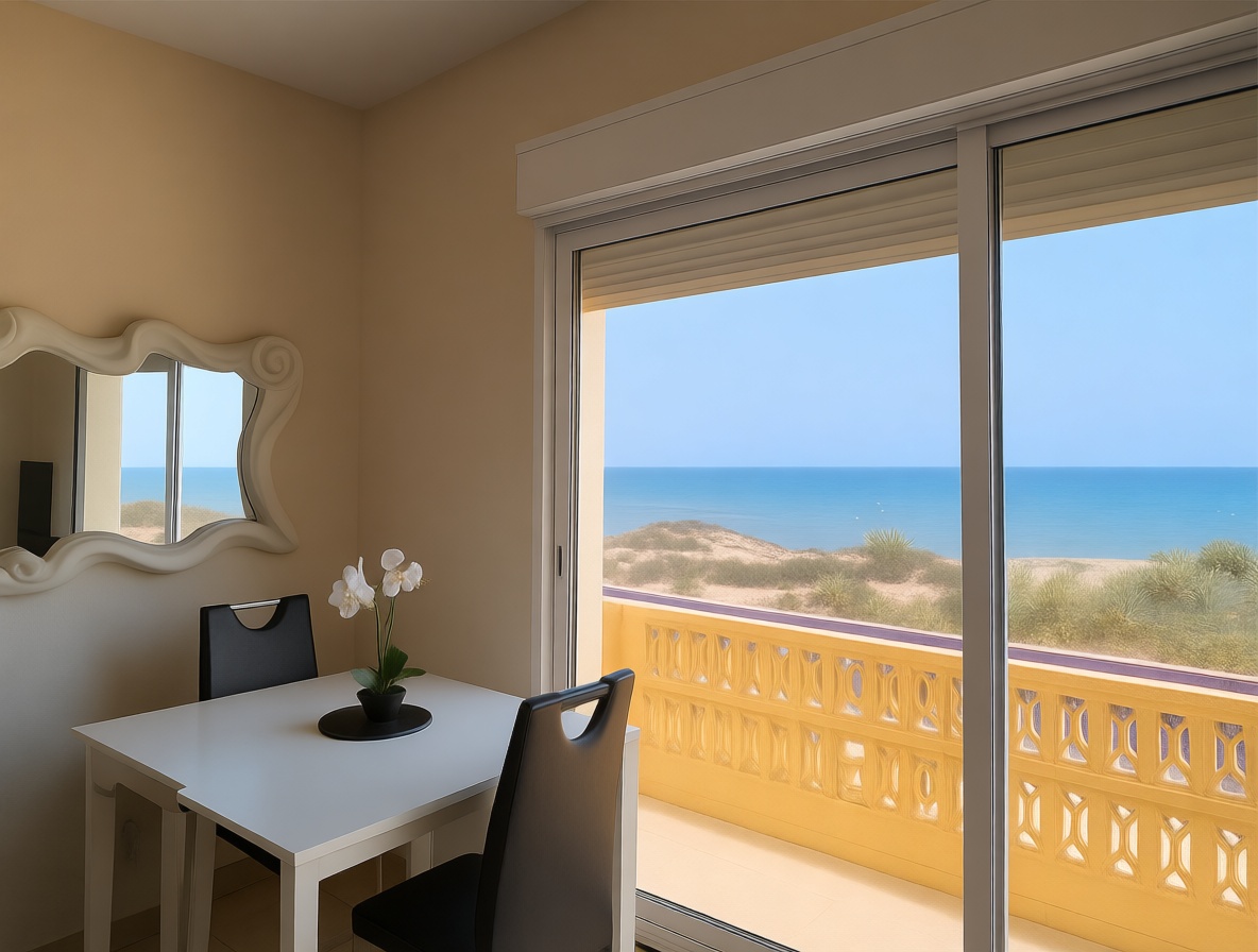 Apartamento à venda pé na areia em Sueca — Sala jantar