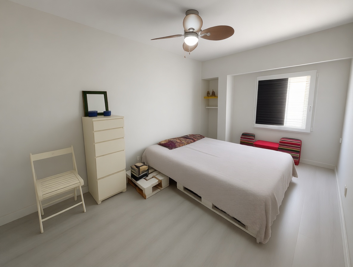 Piso en venta en primera línea de playa en Cullera — Dormitorio