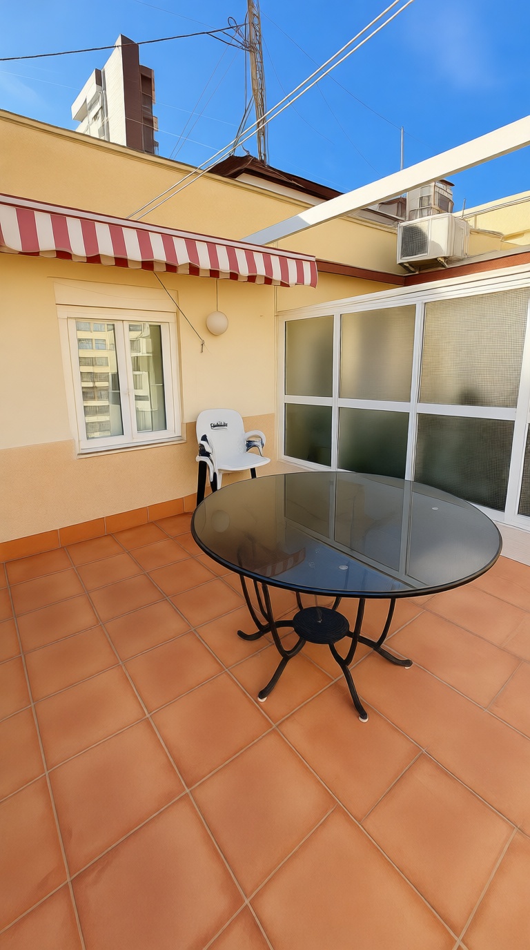 Appartement à vendre pieds dans l'eau à Benidorm — Terrasse mer