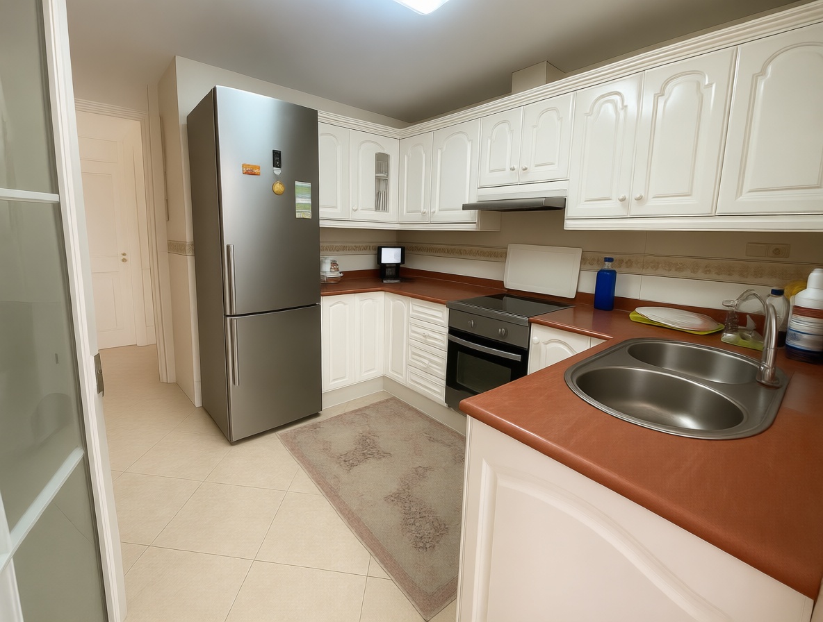 Flat for sale frontline beach in Llucmajor — Kitchen