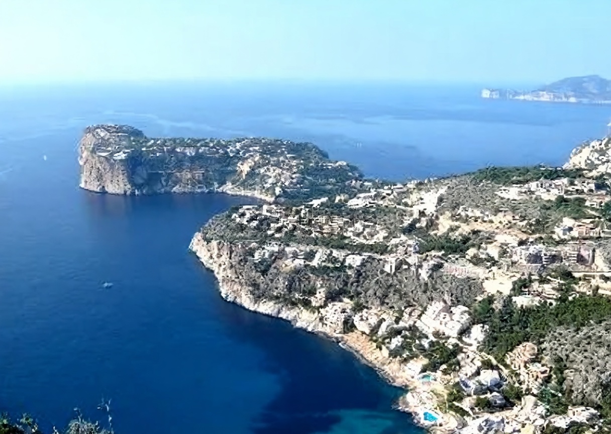 Appartement à vendre pieds dans l'eau à Andratx — Vue aérienne