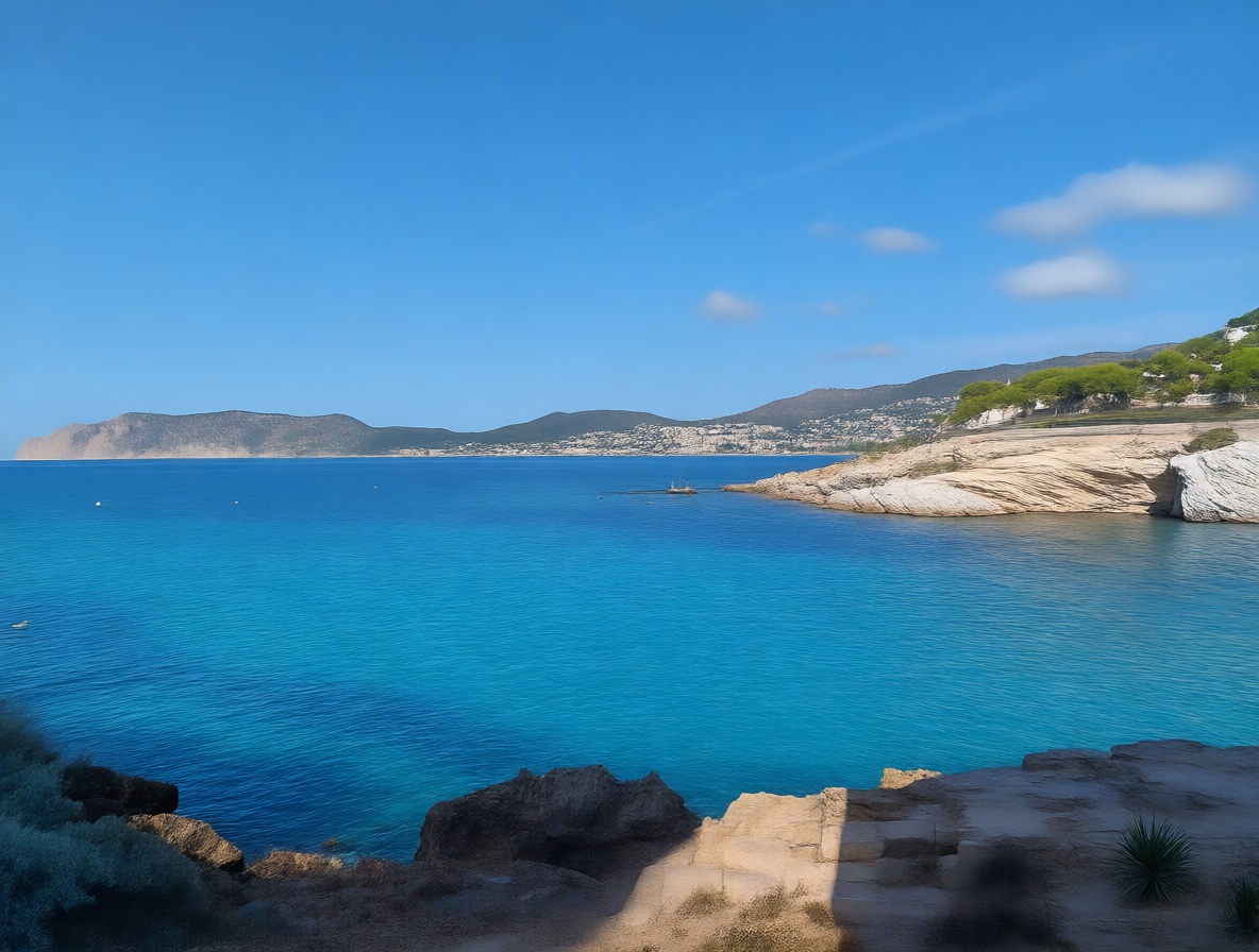 Piso en venta en primera línea de playa en Calvià — Vista mar