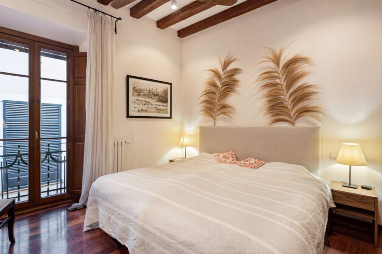 Beachfront flat in Palma de Mallorca — Bedroom