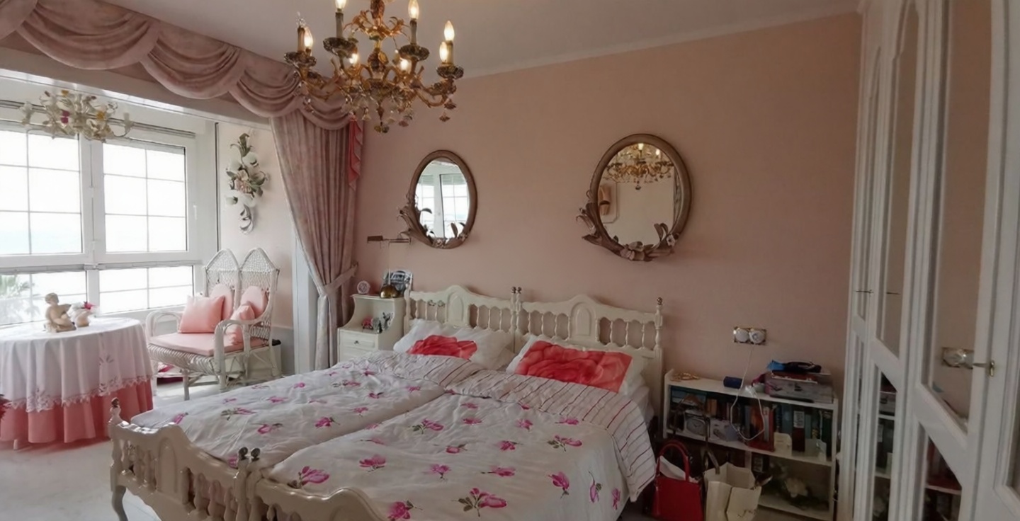 Ático en primera línea de mar en Torrox — Dormitorio