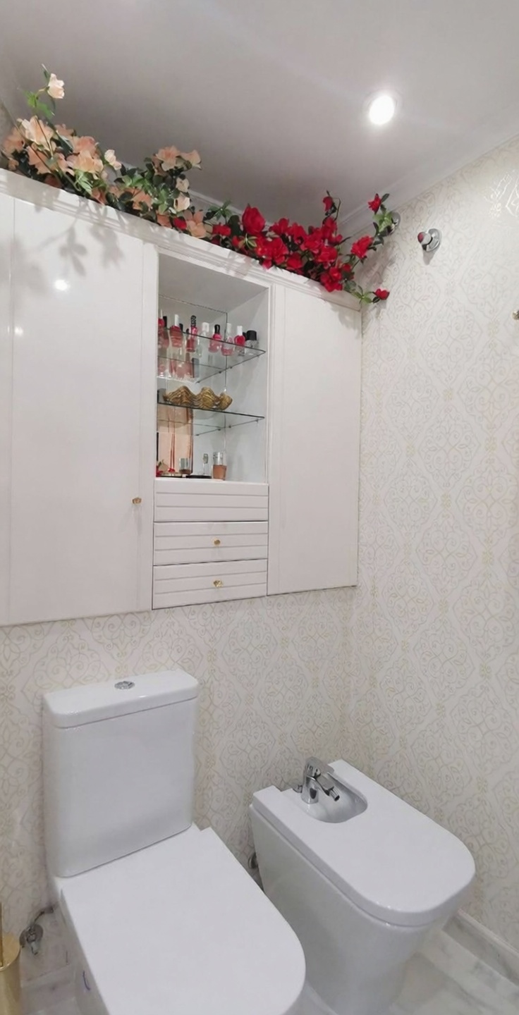 Ático en primera línea de mar en Torrox — Baño