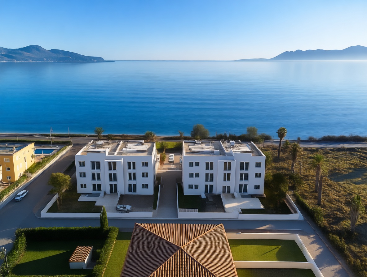 Apartamento à venda pé na areia em Pollença — Aérea