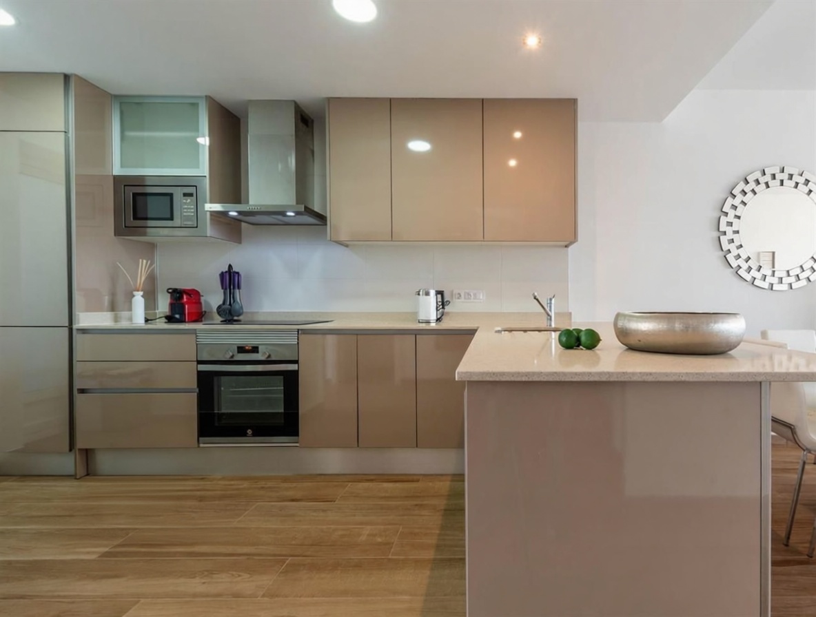 Seafront attic in San Juan de los Terreros — Kitchen
