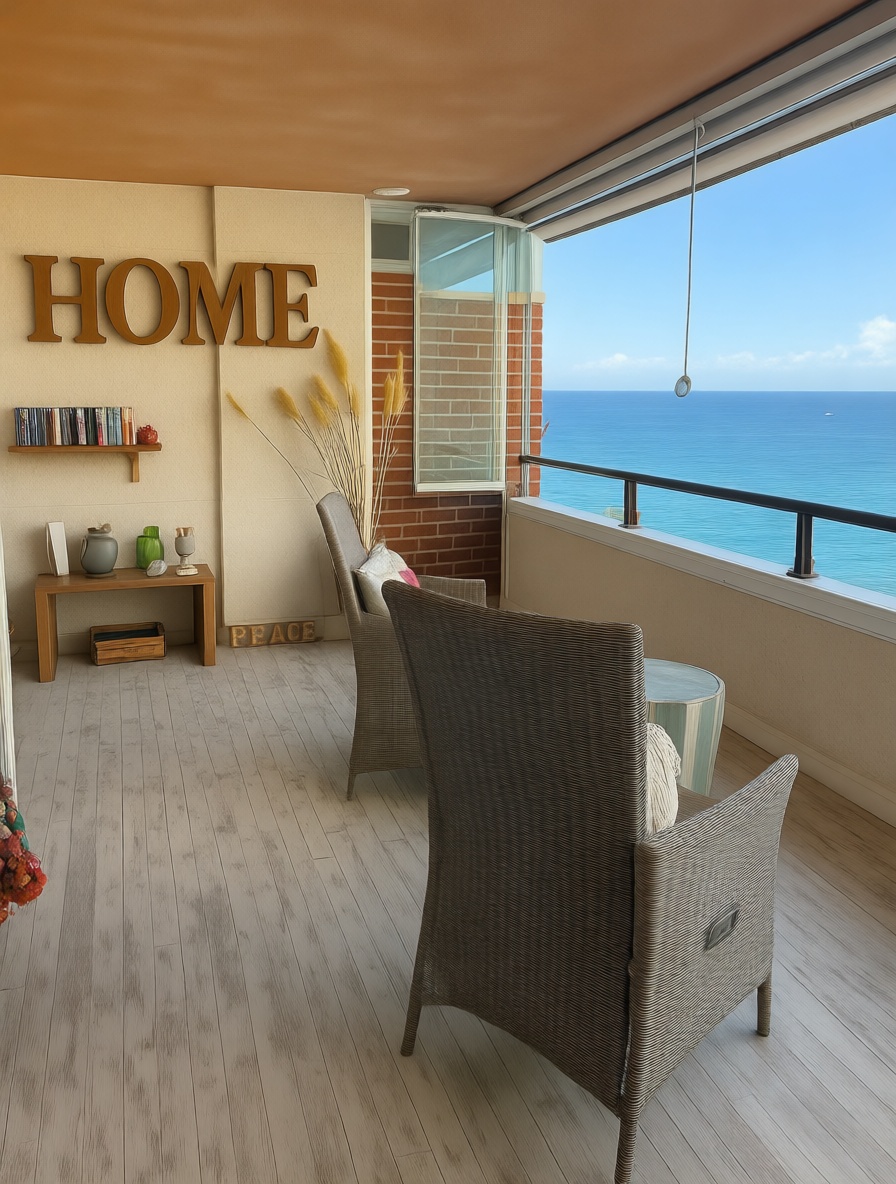 Wohnung zum Verkauf in direkter Strandlage in Calpe — Meerterrasse