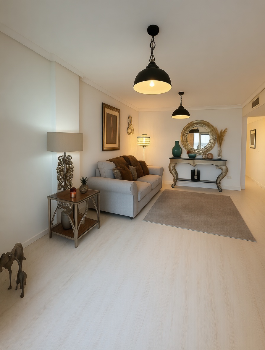 Wohnung zum Verkauf in direkter Strandlage in Calpe — Wohnzimmer