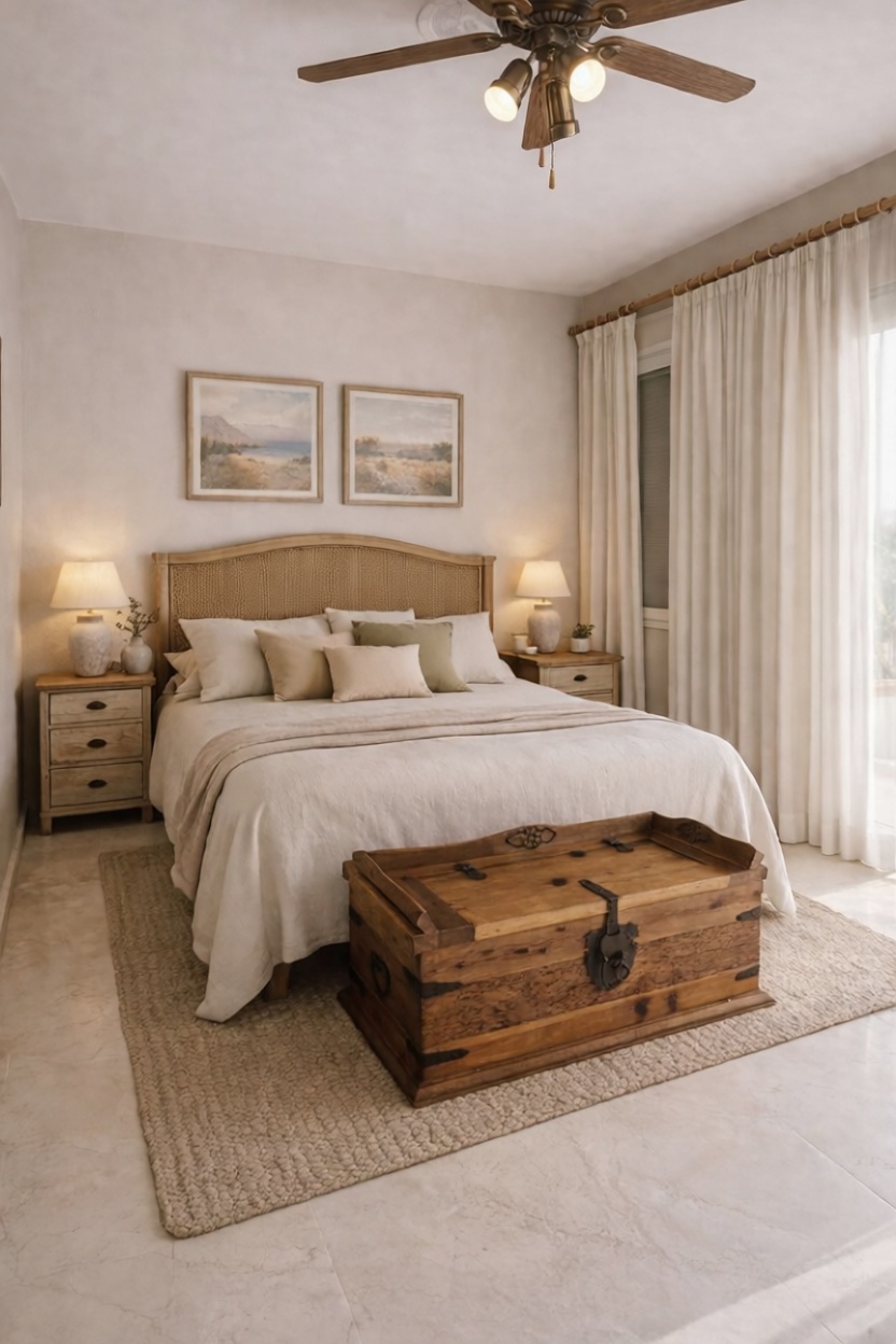 Chalet for sale with direct beach access in Estepona — Bedroom