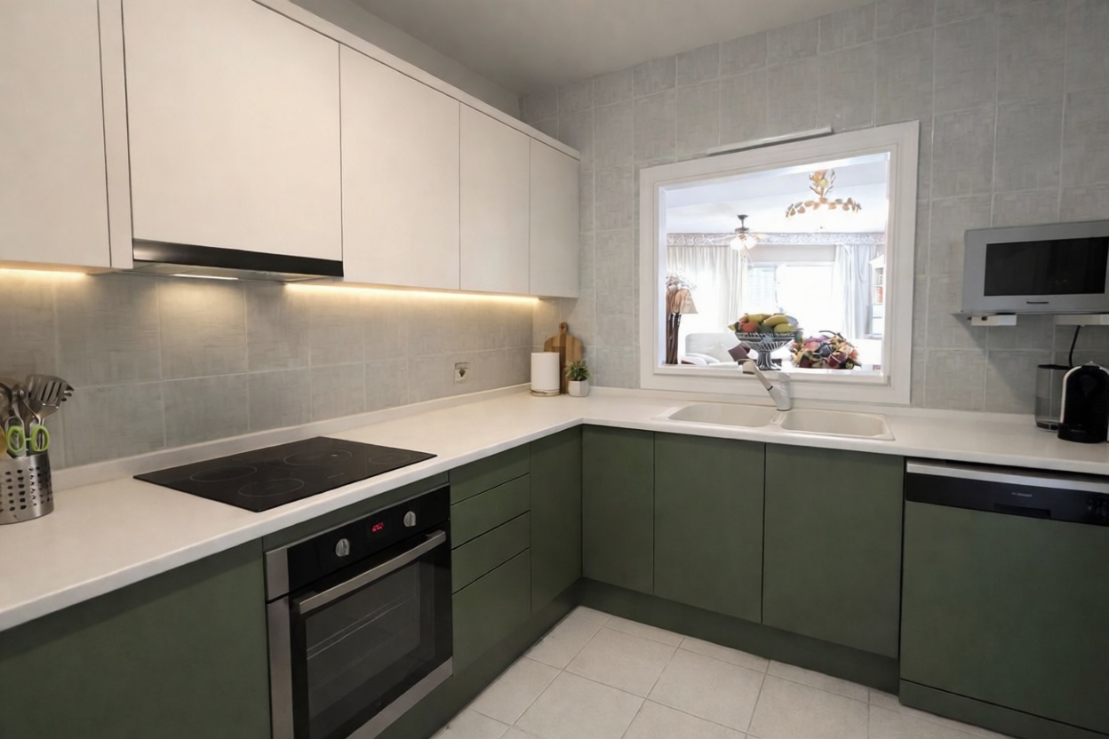 Chalet for sale with direct beach access in Estepona — Kitchen