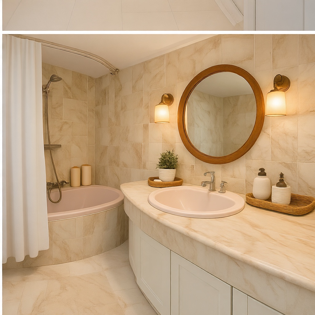 Chalet for sale with direct beach access in Estepona — Bathroom