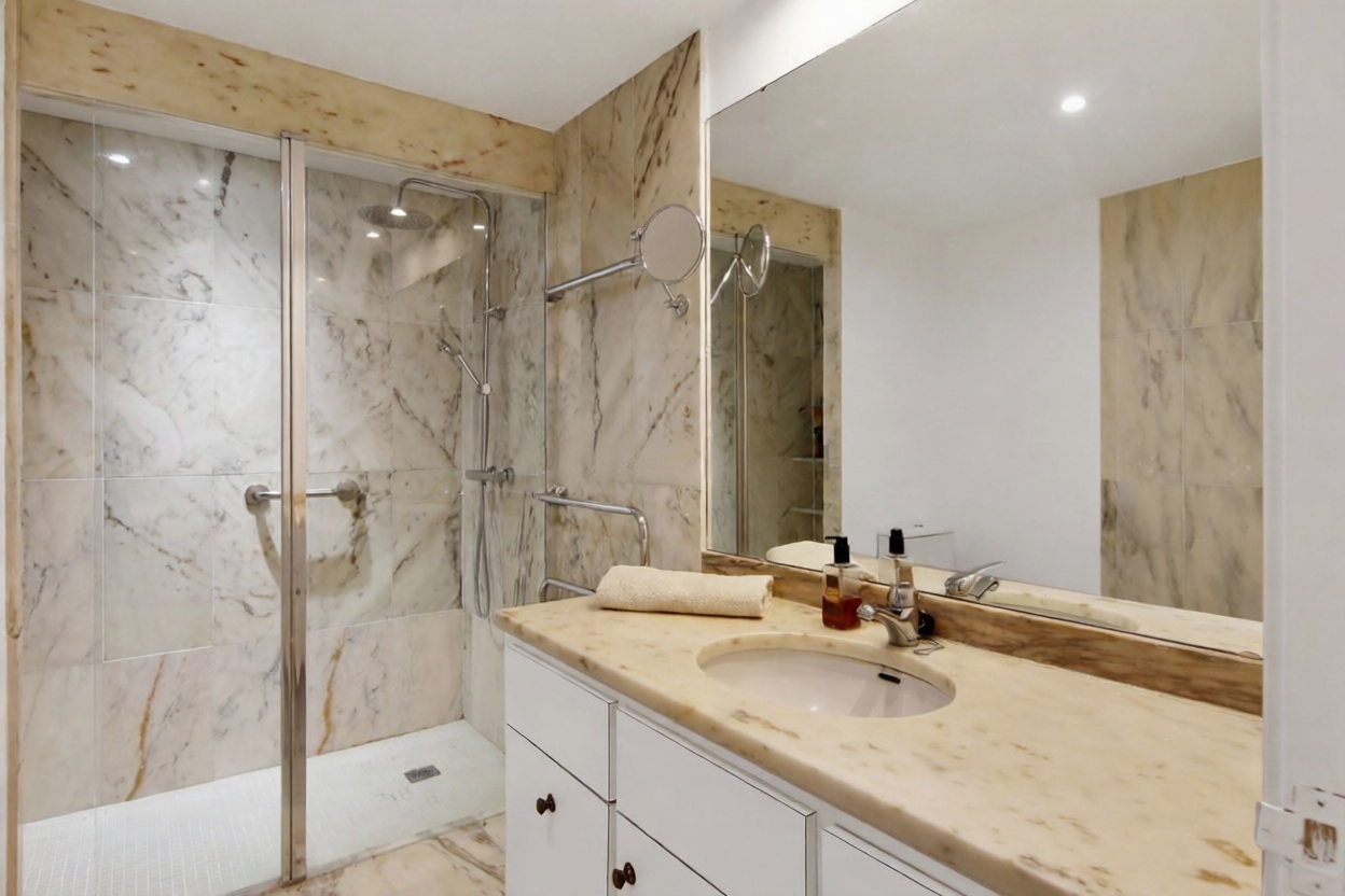 Appartement en première ligne de plage à Estepona — Sanitaires