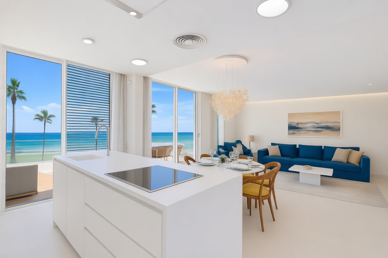 Квартира на продажу на первой линии пляжа в Estepona