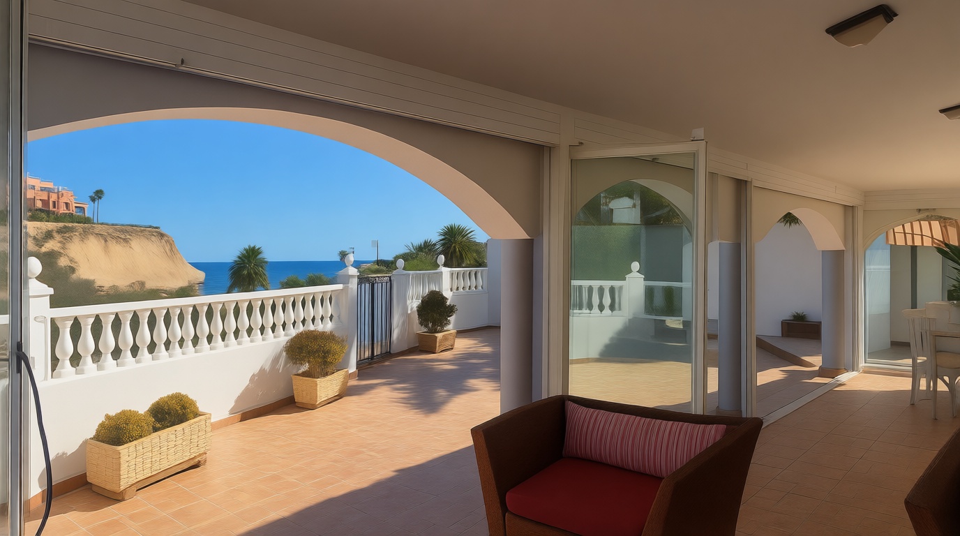 Шале на продажу с прямым выходом на пляж в San Juan de los Terreros
