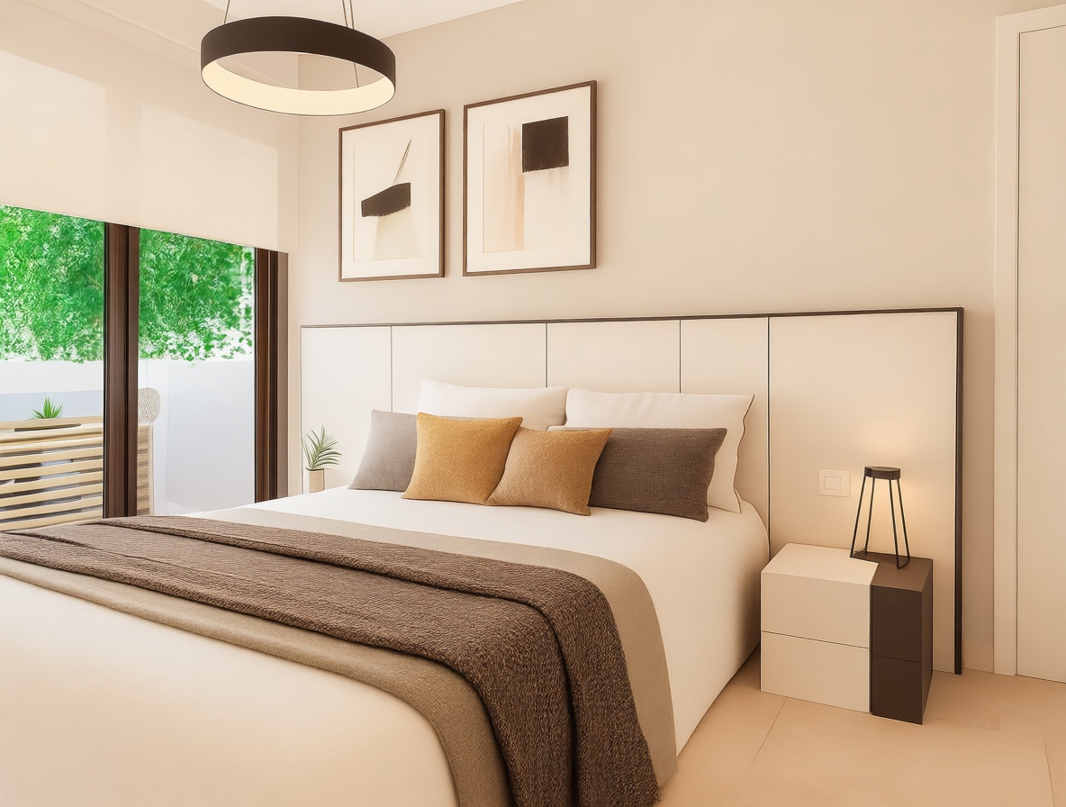 Flat for sale frontline beach in Ajo — Bedroom