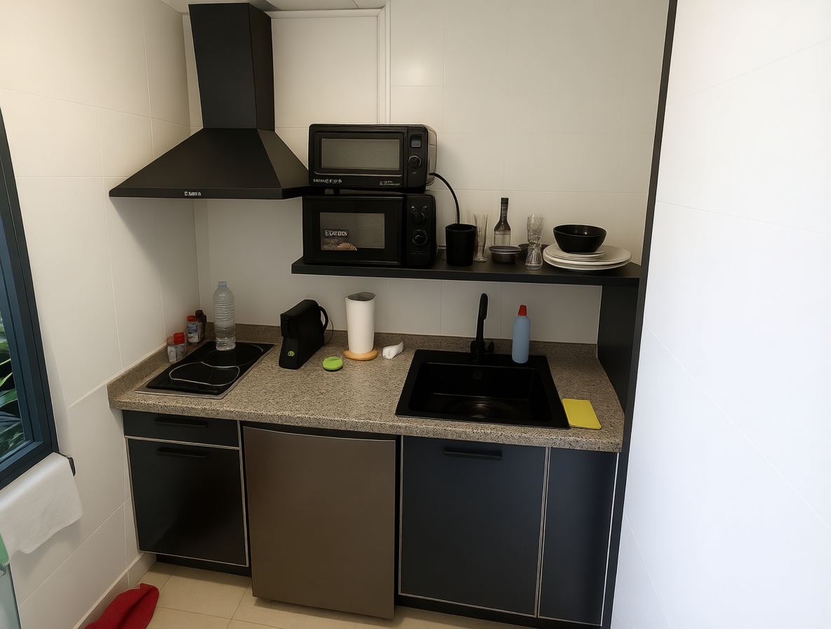 Estúdio à venda pé na areia em Benidorm — Cozinha