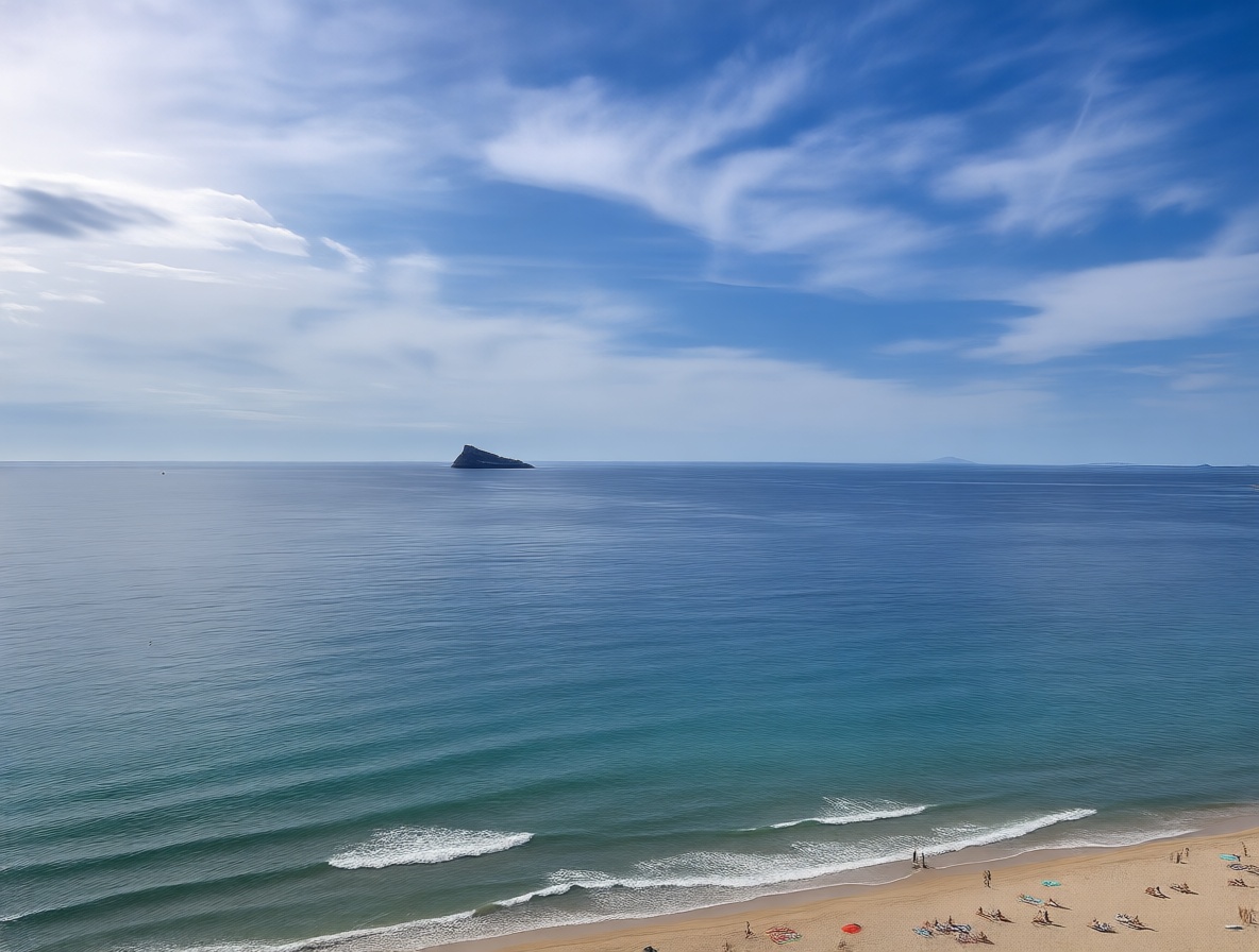 Flat in Primera Línea de Playa in Benidorm — Sea view