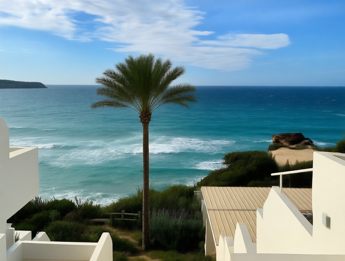 Piso en venta en primera línea de playa en Sant Josep de sa Talaia — Vista mar