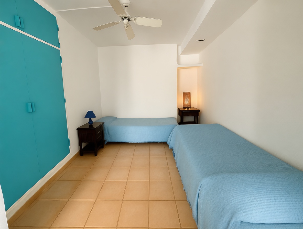 Piso en venta en primera línea de playa en Sant Josep de sa Talaia — Dormitorio