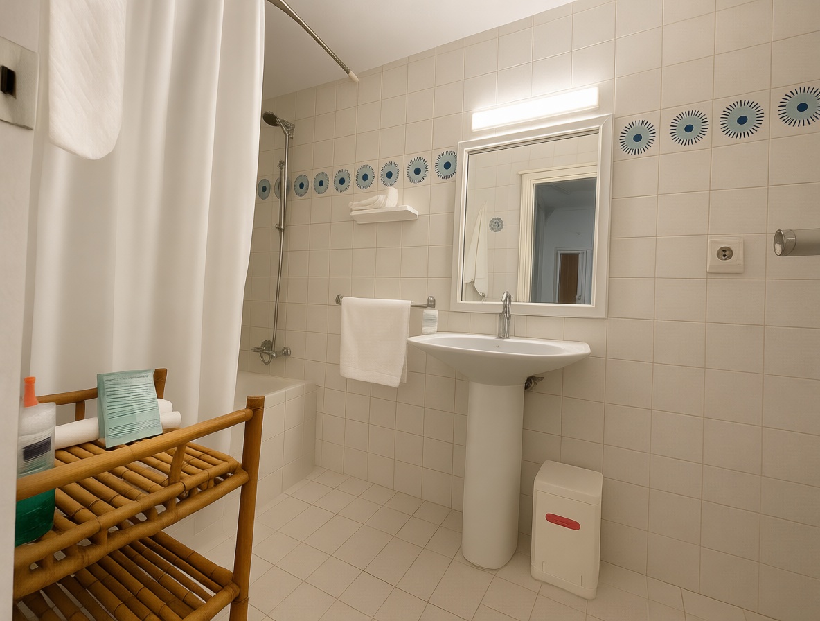 Piso en venta en primera línea de playa en Sant Josep de sa Talaia — Baño