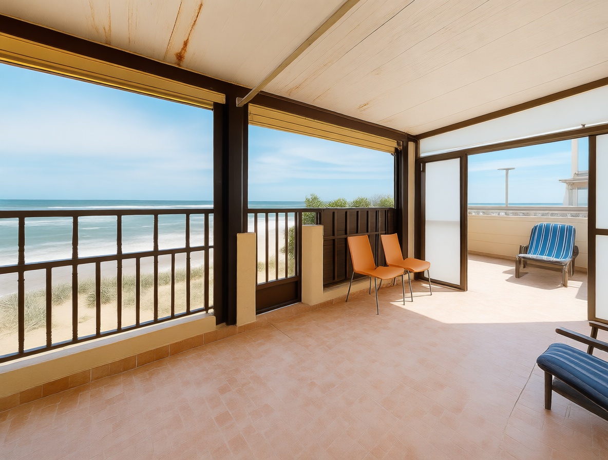 Duplex à vendre pieds dans l'eau à València — Terrasse mer