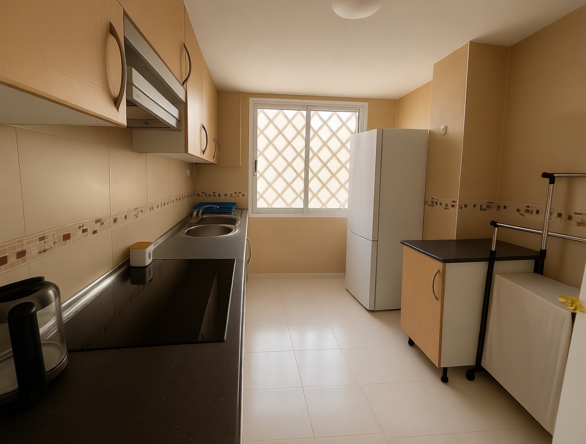 Piso en venta en primera línea de playa en Torrevieja — Cocina
