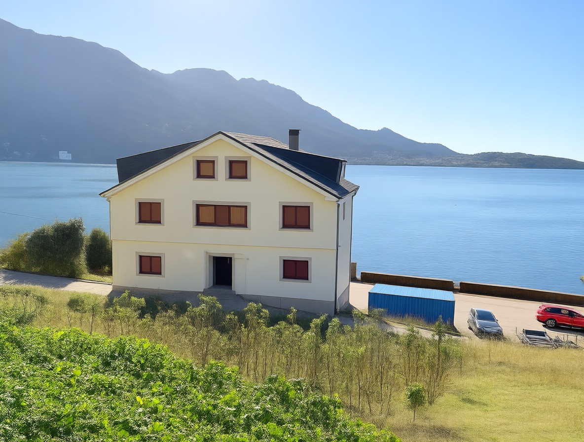 Chalet zum Verkauf mit direktem Strandzugang in Dumbría — Meerblick
