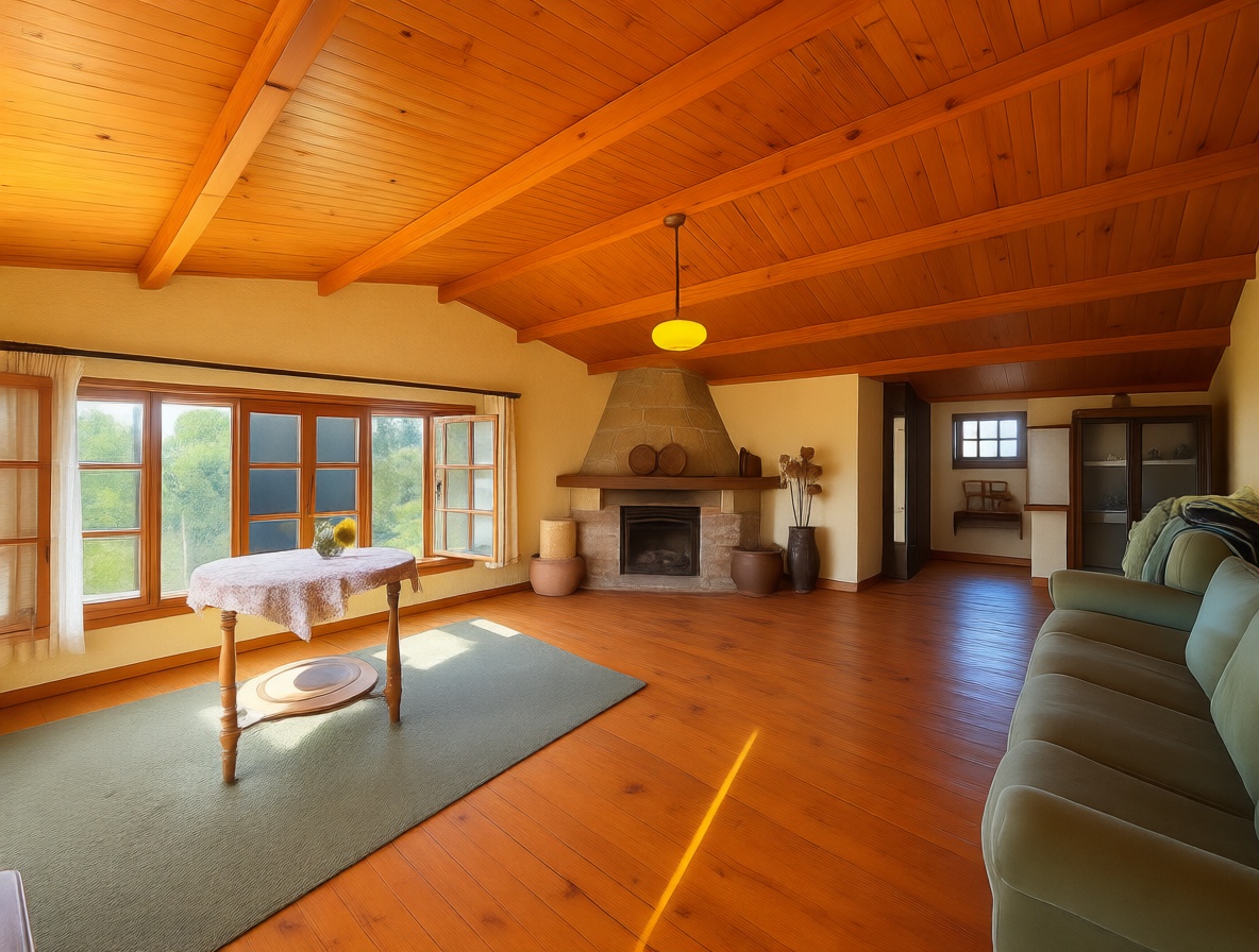 Chalet with direct beach access in Ribadesella — Living room