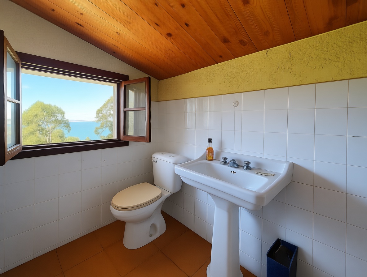 Chalet with direct beach access in Ribadesella — Bathroom