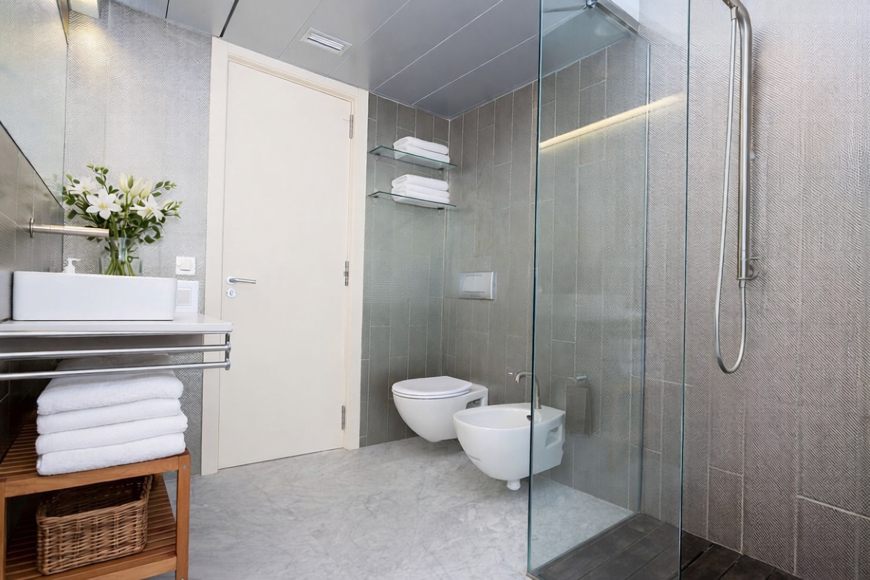 Piso en venta en primera línea de playa en Cambrils — Baño
