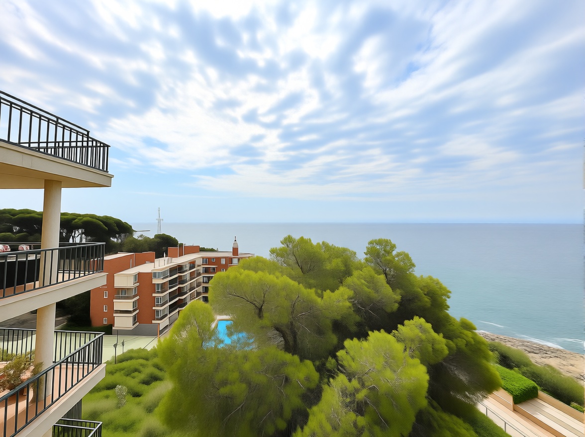 Wohnung zum Verkauf in direkter Strandlage in Salou — Meerblick