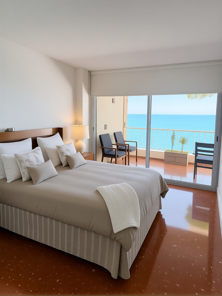 Wohnung zum Verkauf in direkter Strandlage in Salou — Schlafzimmer