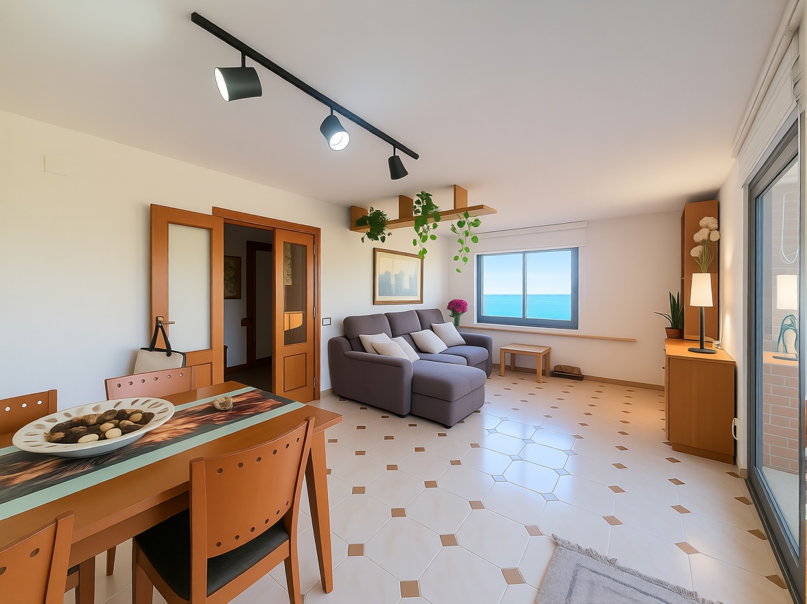 Мансарда на продажу на первой линии моря в Salou — Гостиная