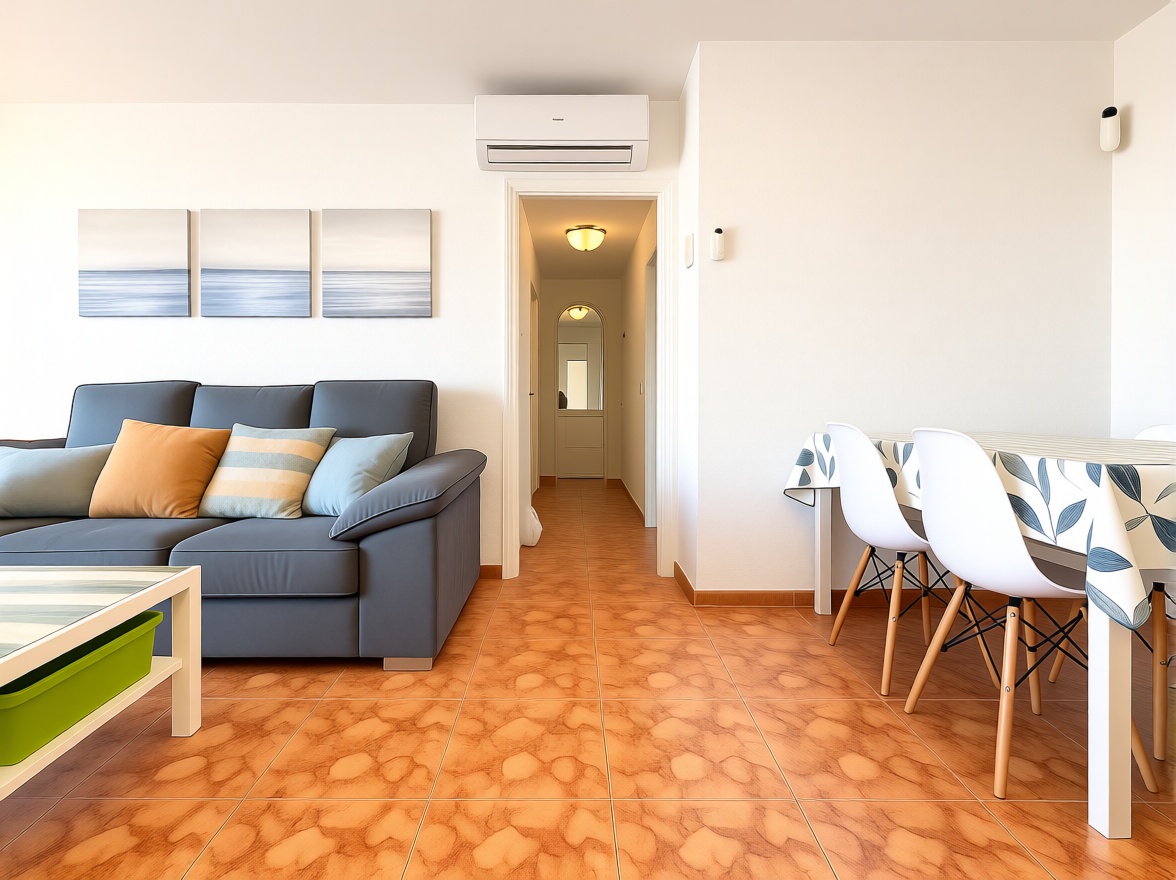 Piso en venta en primera línea de playa en La Pineda — Baño