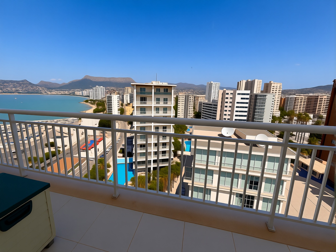 Apartamento à venda pé na areia em Calpe — Vista mar
